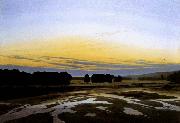 Caspar David Friedrich The Grosse Gehege near Dresden oil on canvas